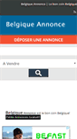 Mobile Screenshot of belgiqueannonce.com
